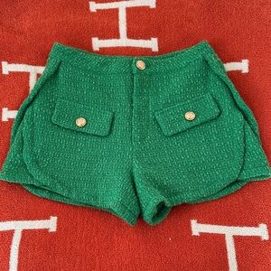 Buddy Love High Waist Green Shorts